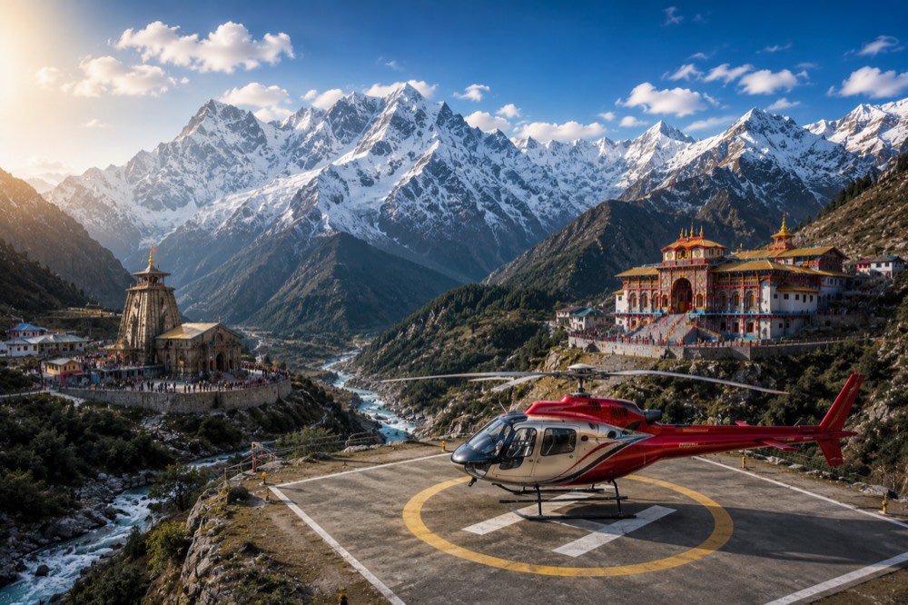 Do Dham Helicopter Package Kedarnath Badrinath